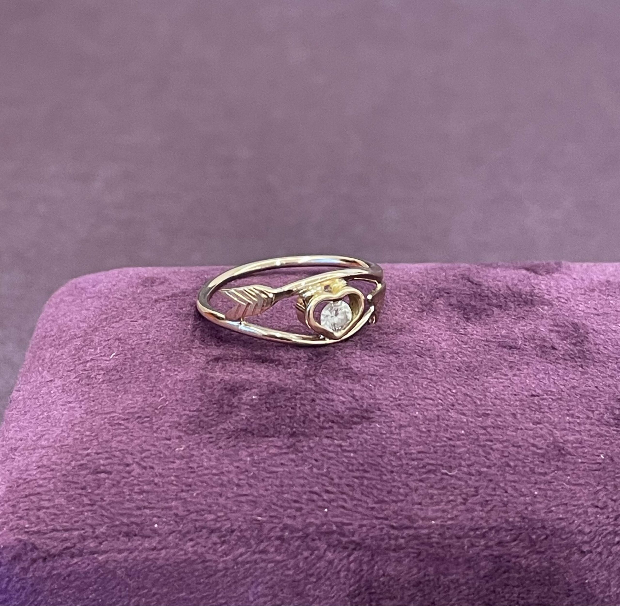 Bague flèche d’amour