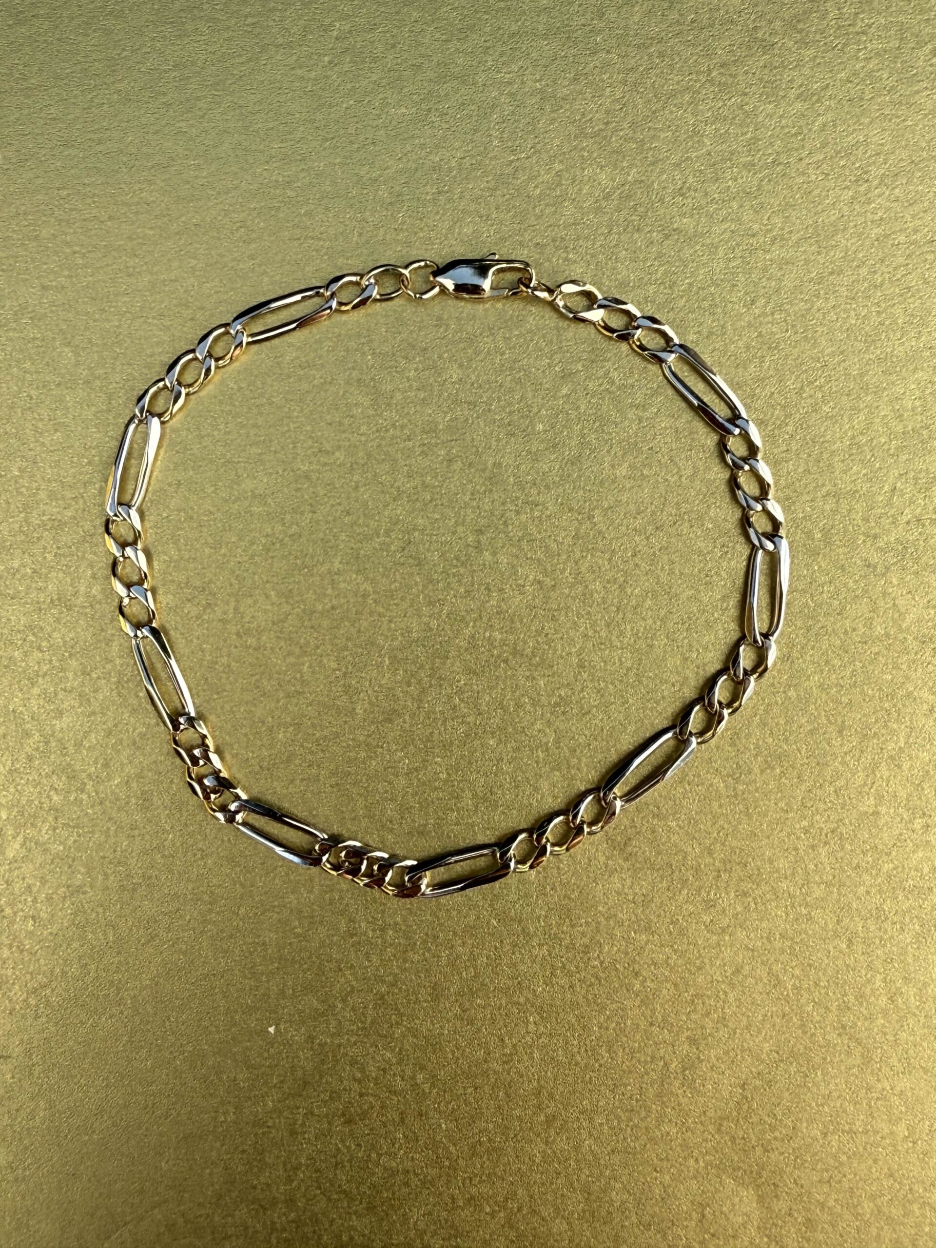Bracelet maille alternée