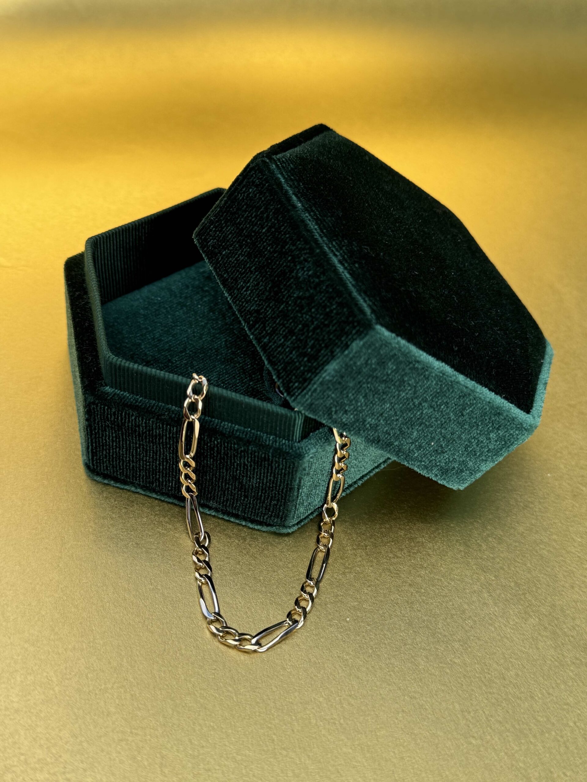 Bracelet maille alternée