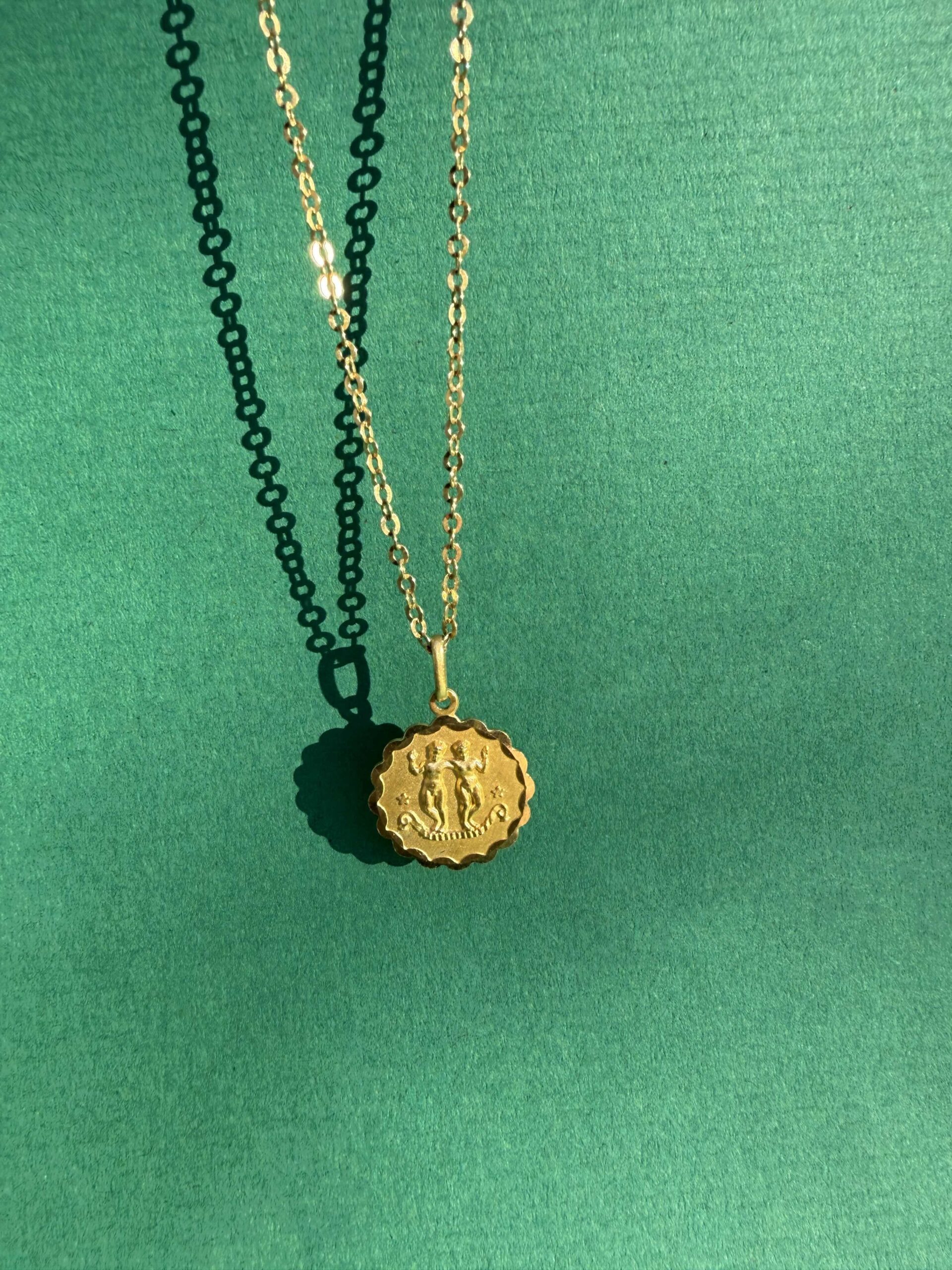 Médaille astrologique Gémeaux
