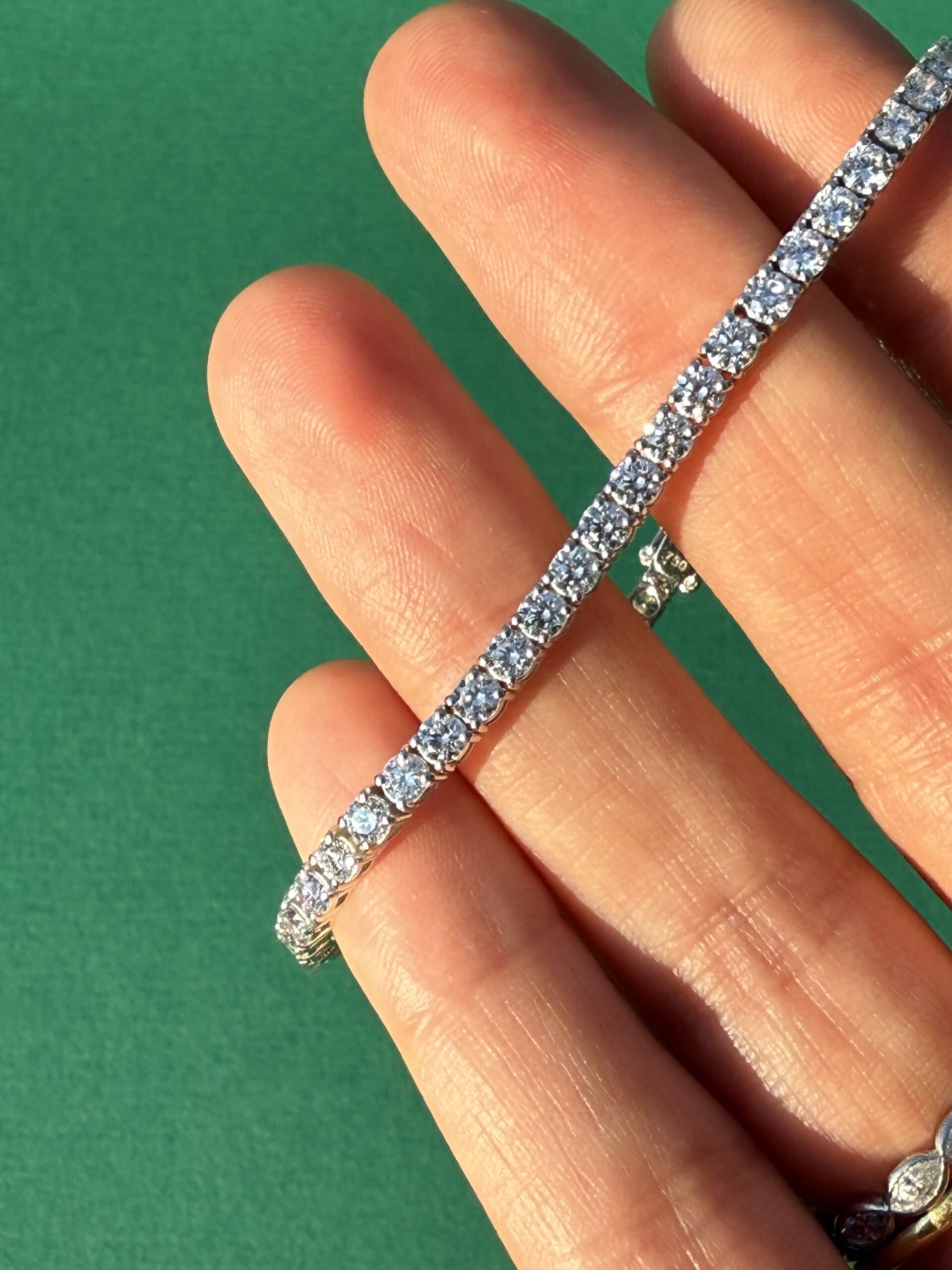 Bracelet tennis 5 carats