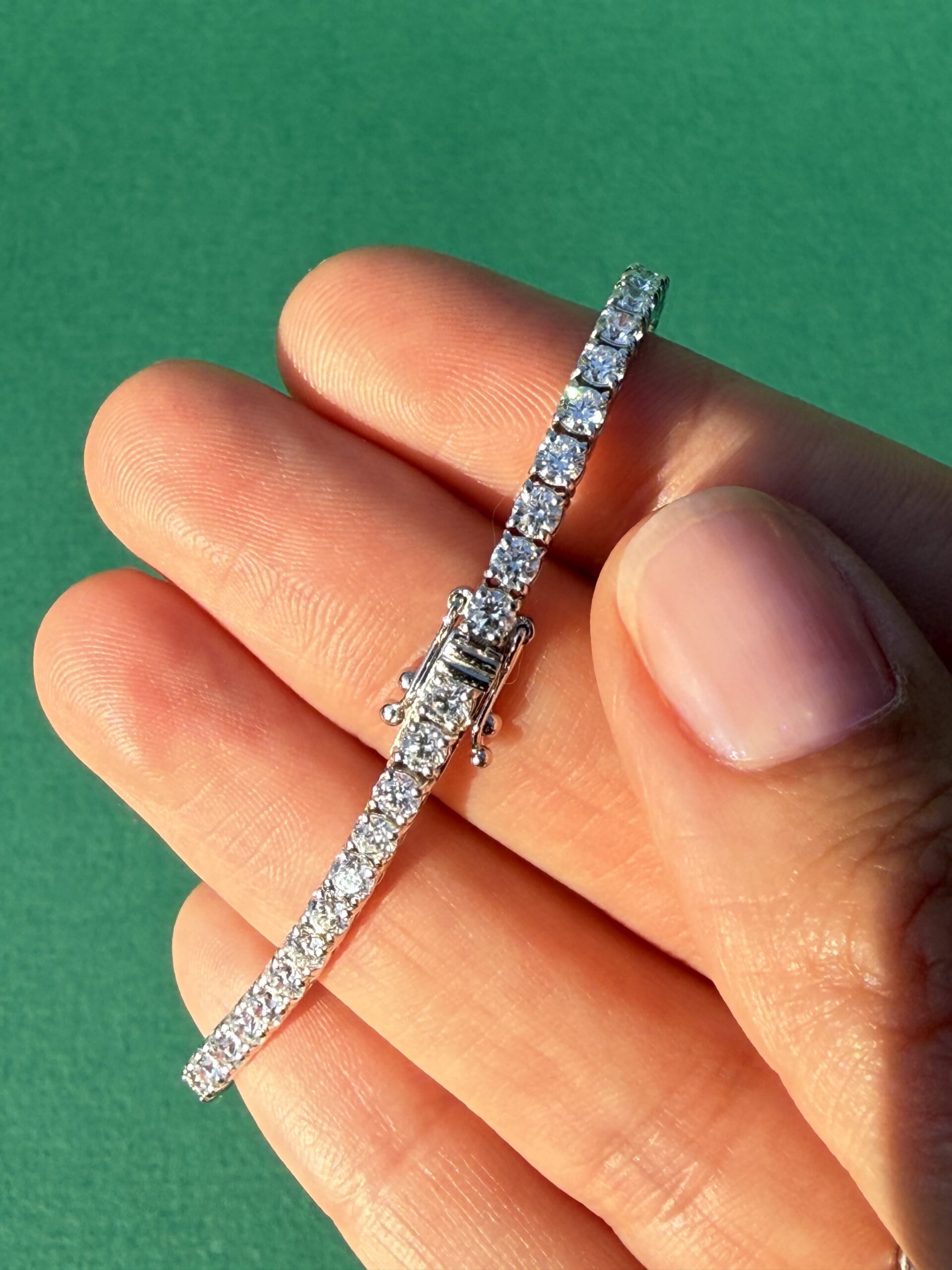 Bracelet tennis 5 carats