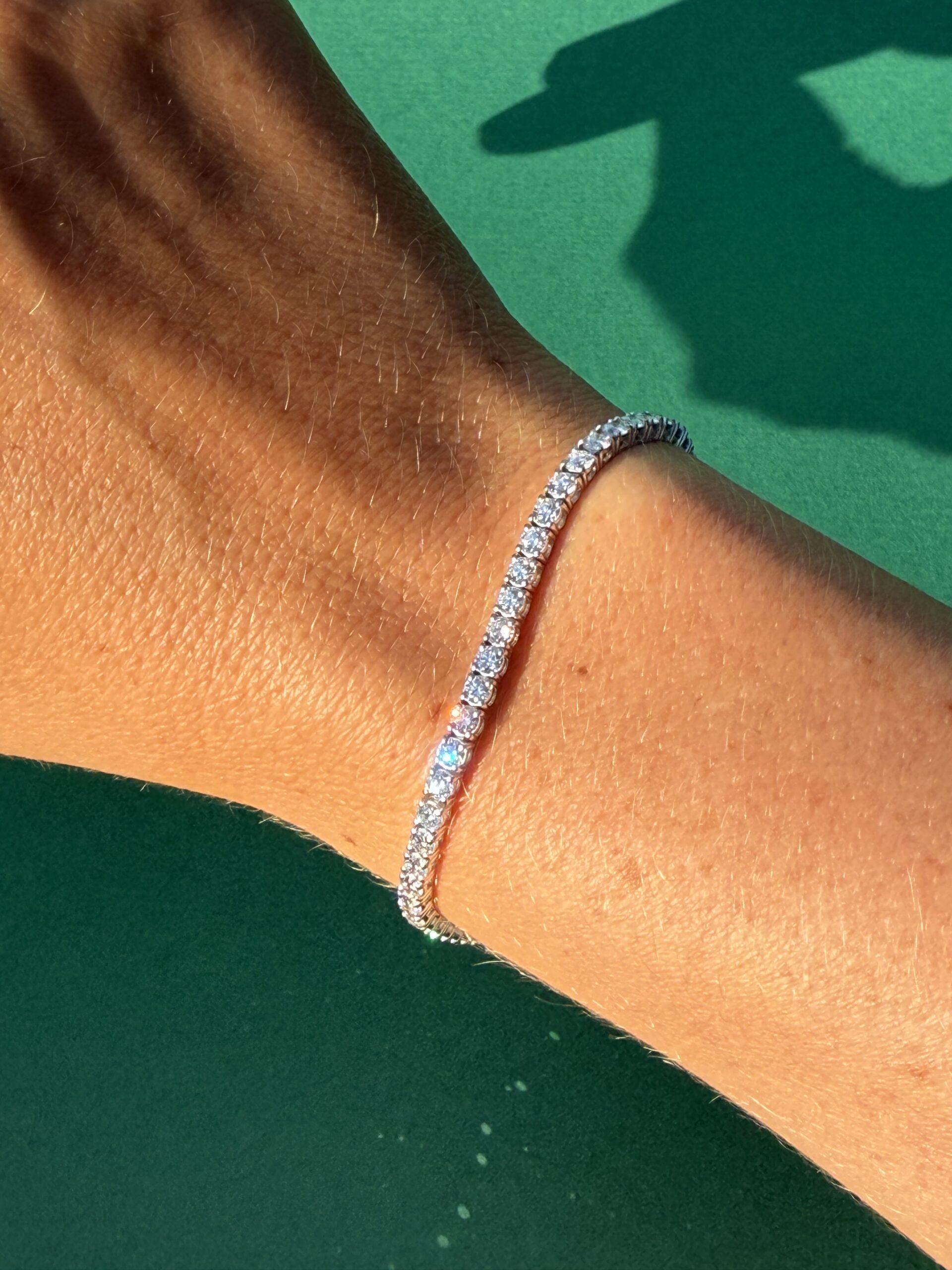 Bracelet tennis 5 carats