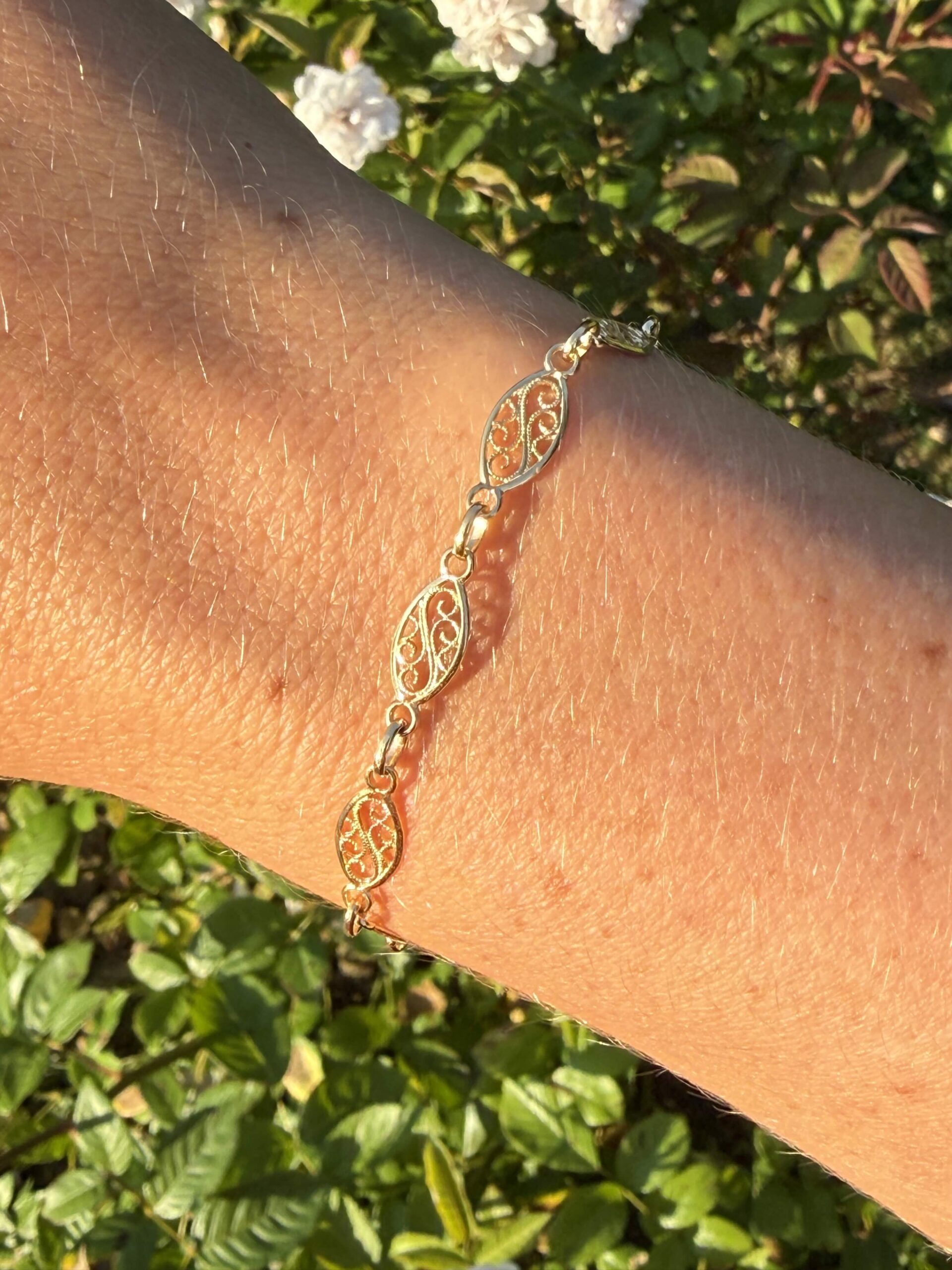 Bracelet maille filigrane