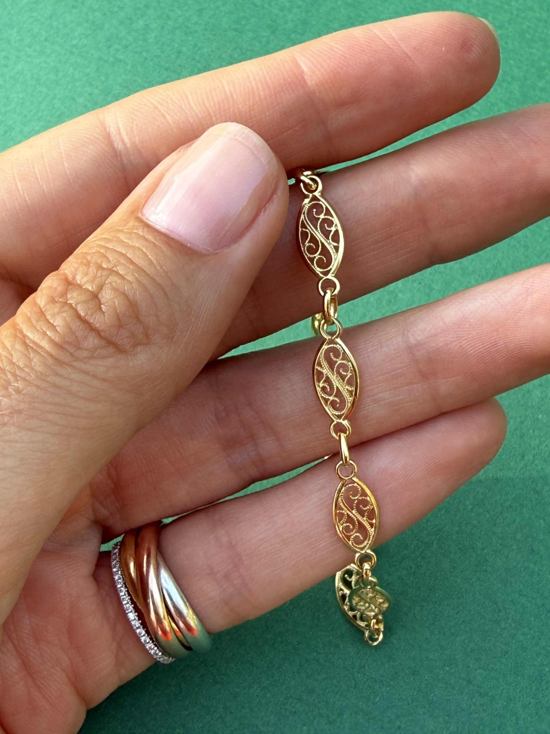 Bracelet maille filigrane