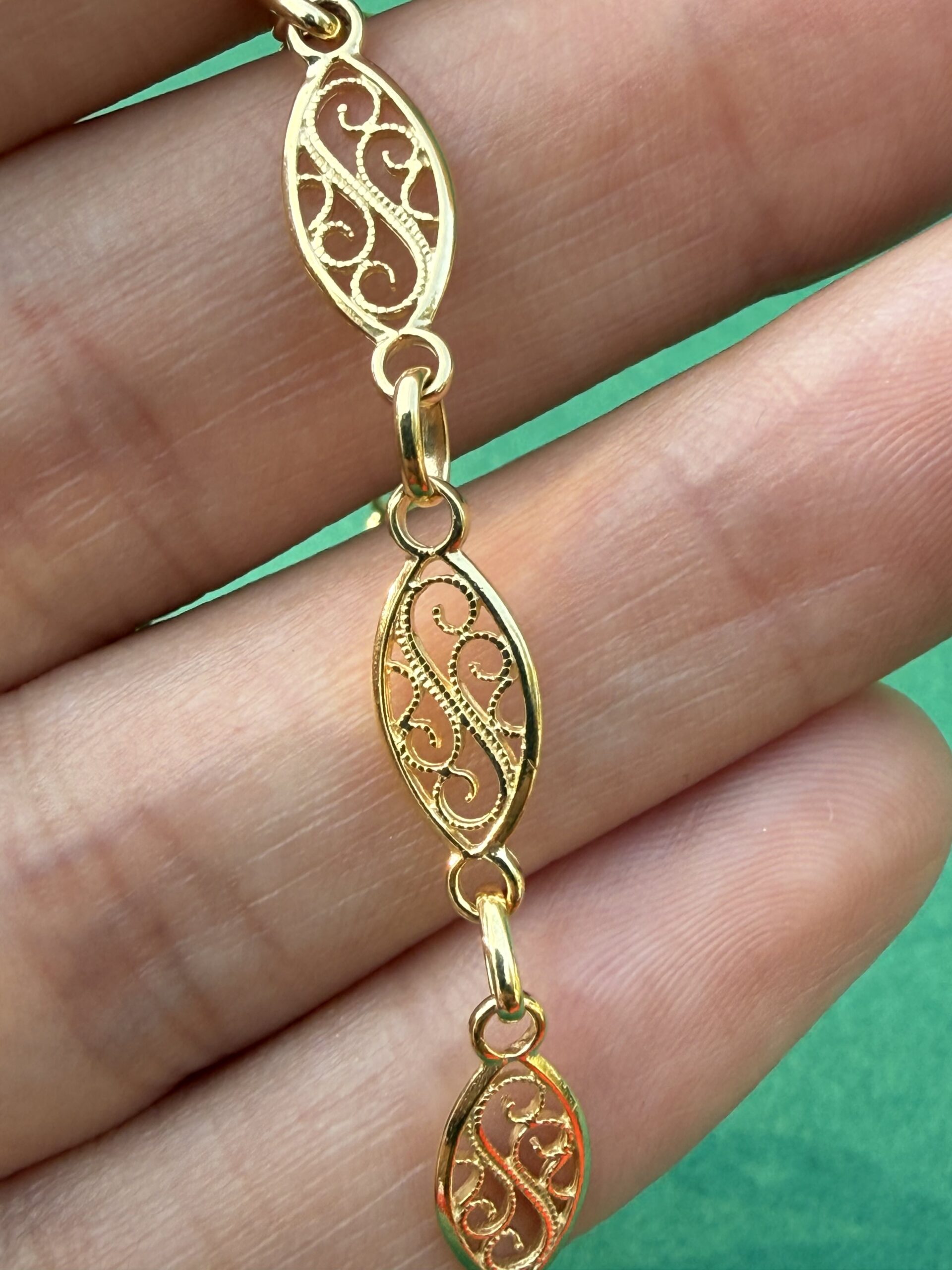 Bracelet maille filigrane