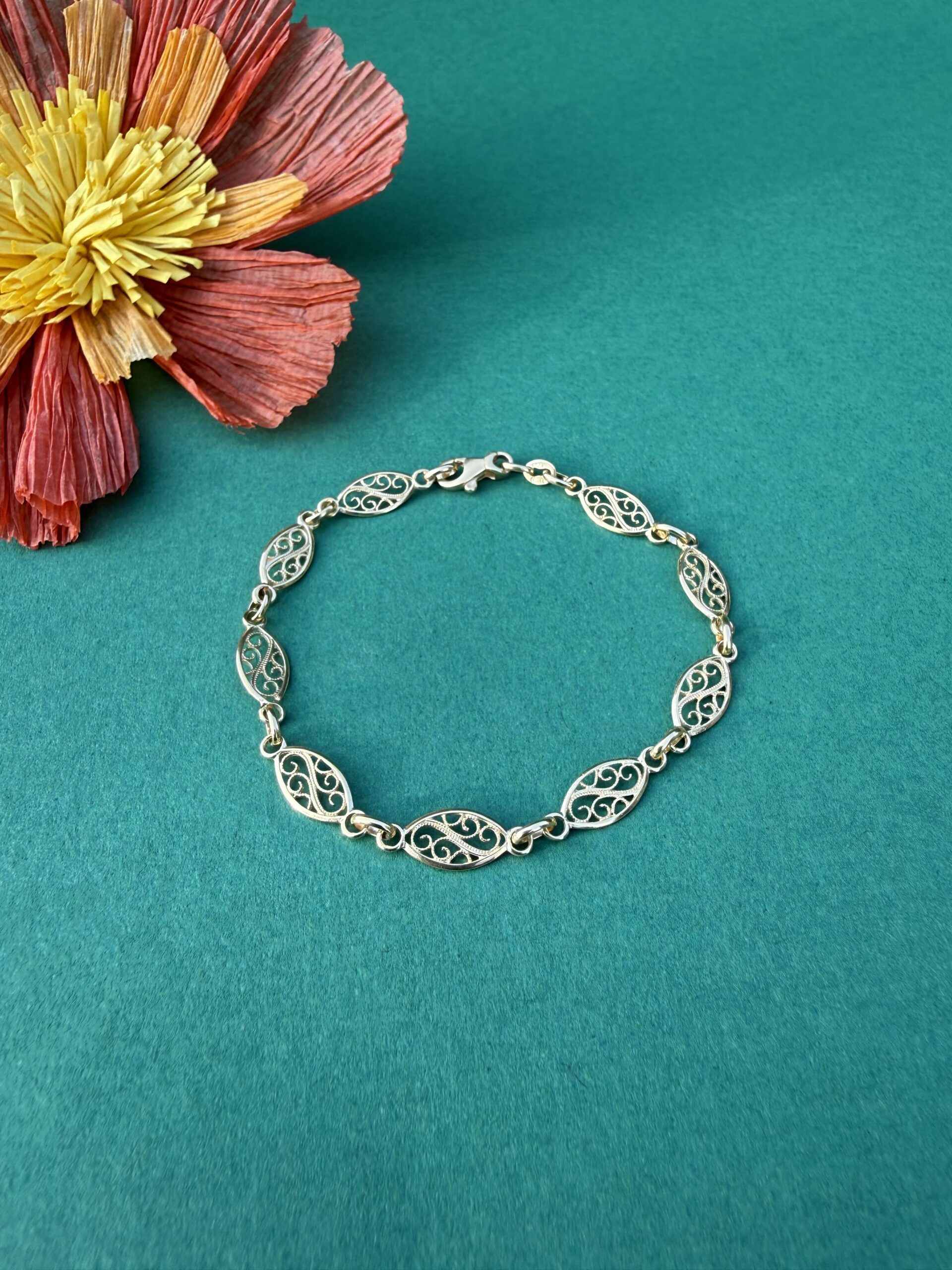 Bracelet maille filigrane